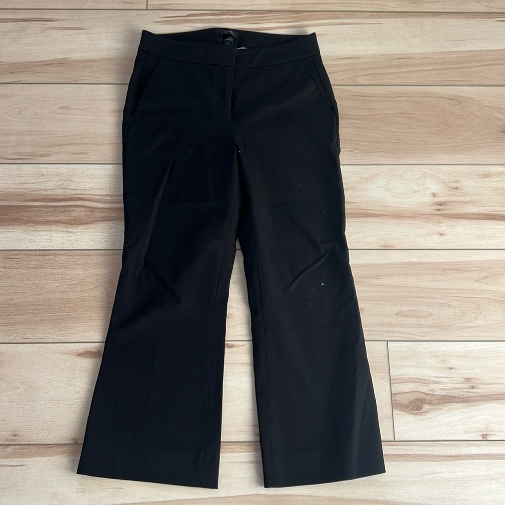 EUC J Crew Hayden kickout crop pant in bi-stretch cotton